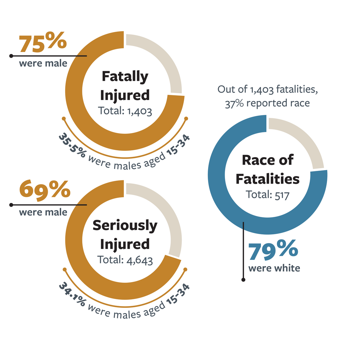 Infographic detailing the gender, age and race of victims in fatal and serious injury speeding-related crashes in California in 2022. For more information, go to the following summary.