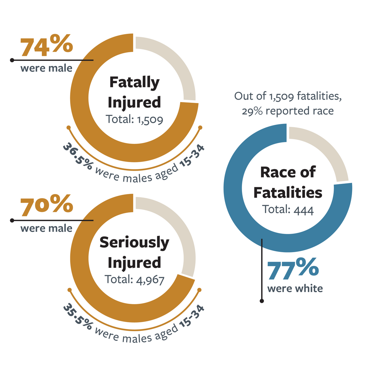 Infographic detailing the gender, age and race of victims in fatal and serious injury speeding-related crashes in California in 2021. For more information, go to the following summary.