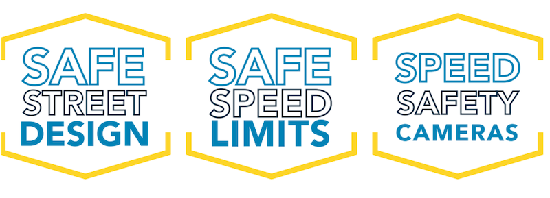  safe street design, safe speed limits and speed safety cameras