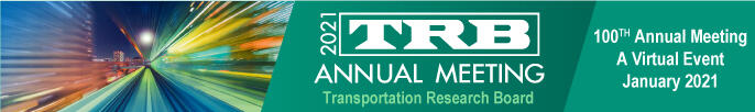 Logo for 2021 TRB Annual Meeting