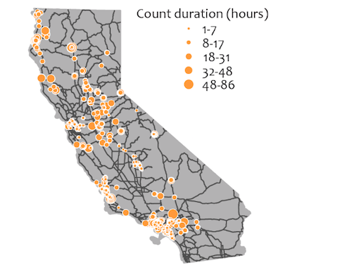 Figure of statewide count duration in hours