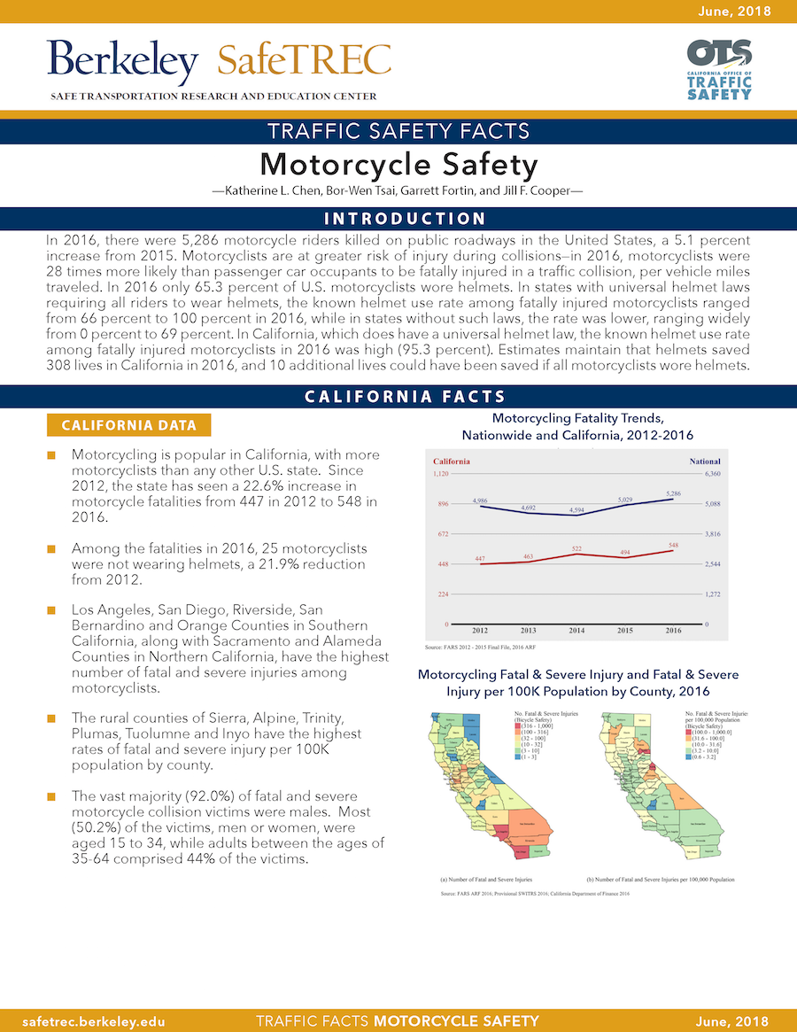 Motorcycle Safety Fact Sheet