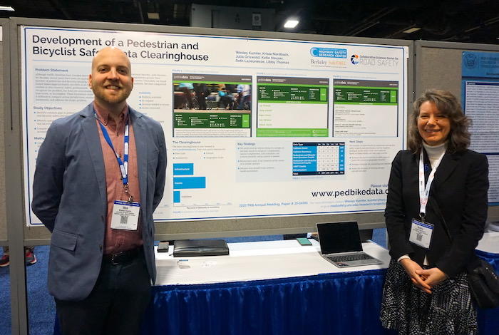 Wes Kumfer and Krista Nordback of CSCRS at TRB 2020