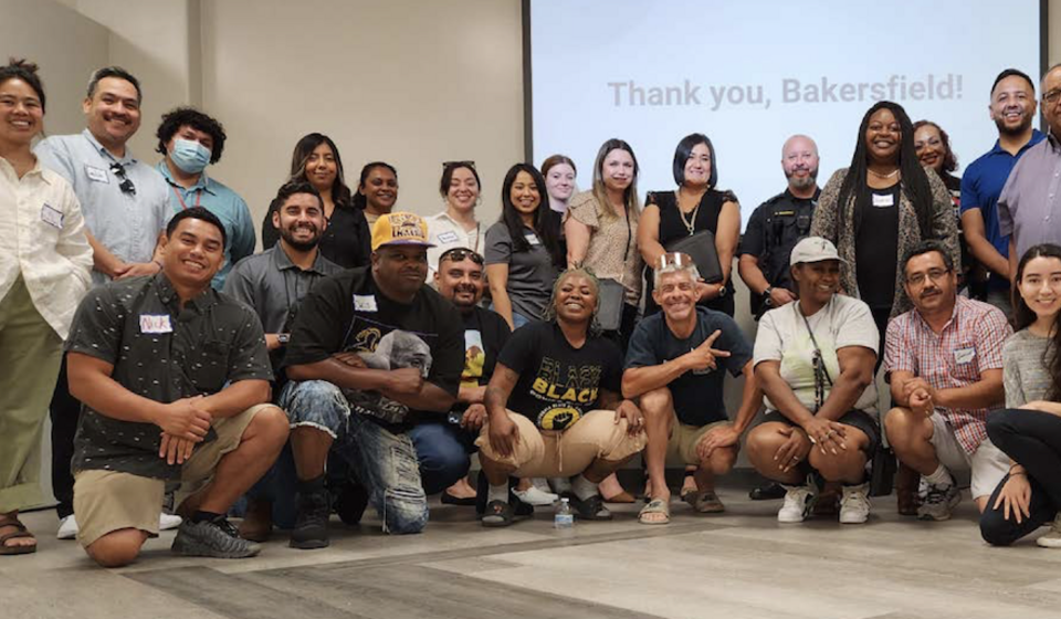 Group photo of the community participants at the CPBST in East Bakersfield, CA