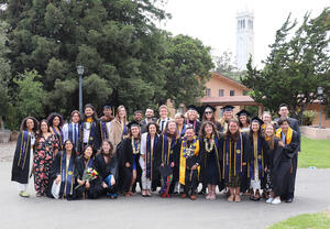 Group photo of 2023 graduating class of City and Regional Planning graduate students