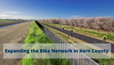 Graphic of new design for the Friant Kern Canal Multi-Use Path