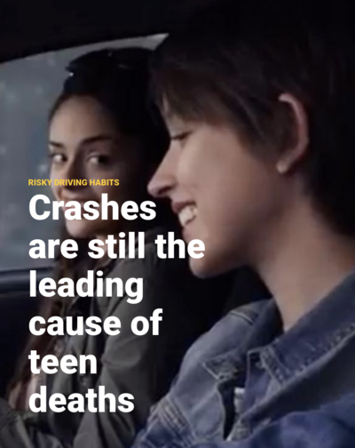 NHTSA Teen Driver Safety Graphic